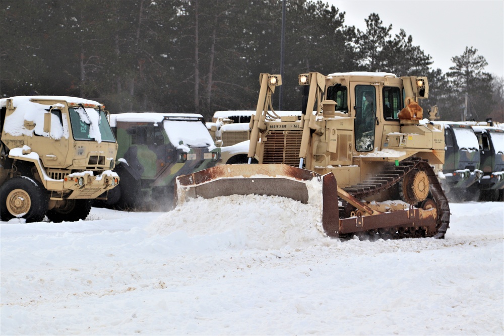 Fort McCoy RTS-Maintenance clears snow in a big way