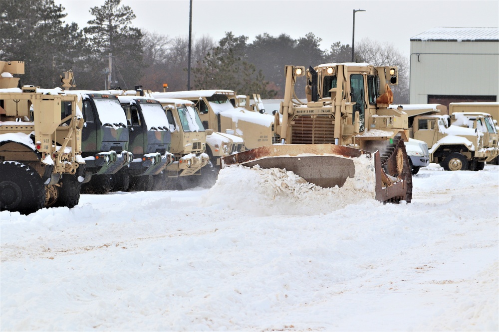 Fort McCoy RTS-Maintenance clears snow in a big way