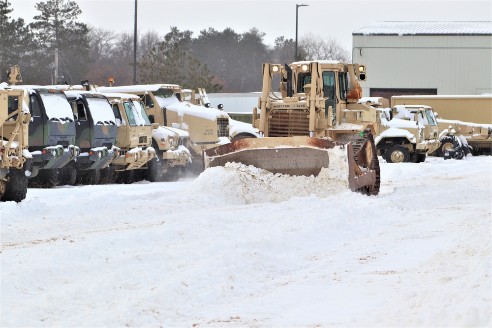 Fort McCoy RTS-Maintenance clears snow in a big way