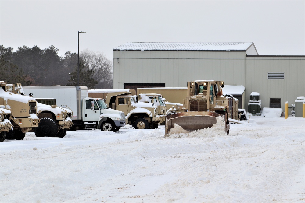 Fort McCoy RTS-Maintenance clears snow in a big way