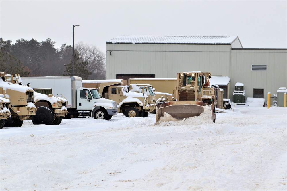 Fort McCoy RTS-Maintenance clears snow in a big way