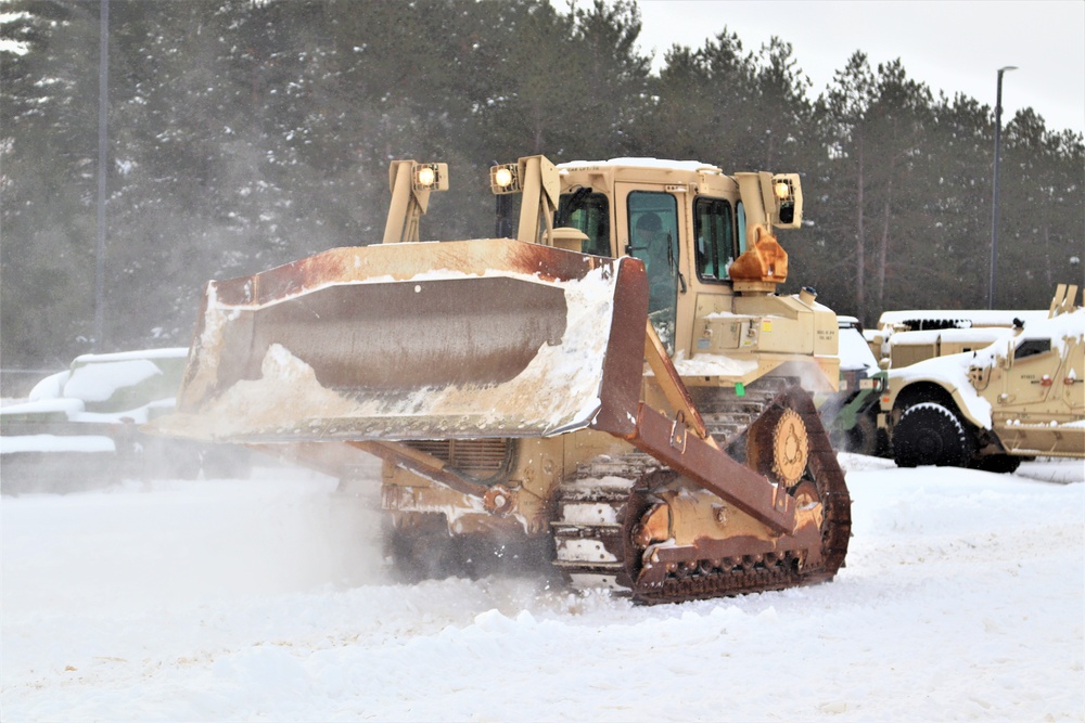 Fort McCoy RTS-Maintenance clears snow in a big way