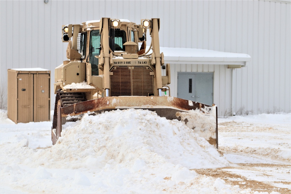 Fort McCoy RTS-Maintenance clears snow in a big way