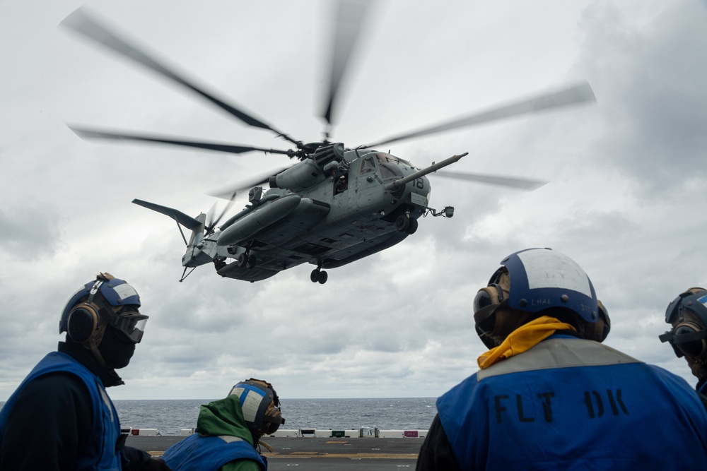 USS America Conducts Flight Operations