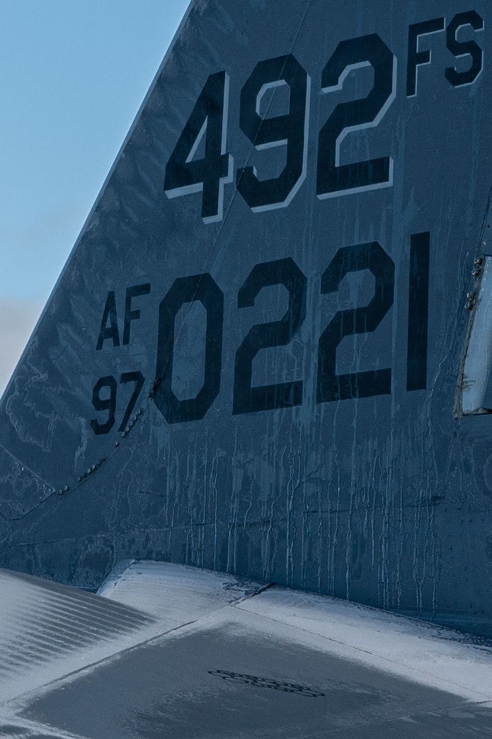 De-icing procedures at RAF Lakenheath