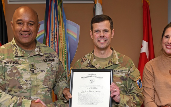 BG Mountford Promotion Ceremony