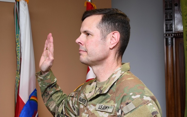 BG Mountford Promotion Ceremony