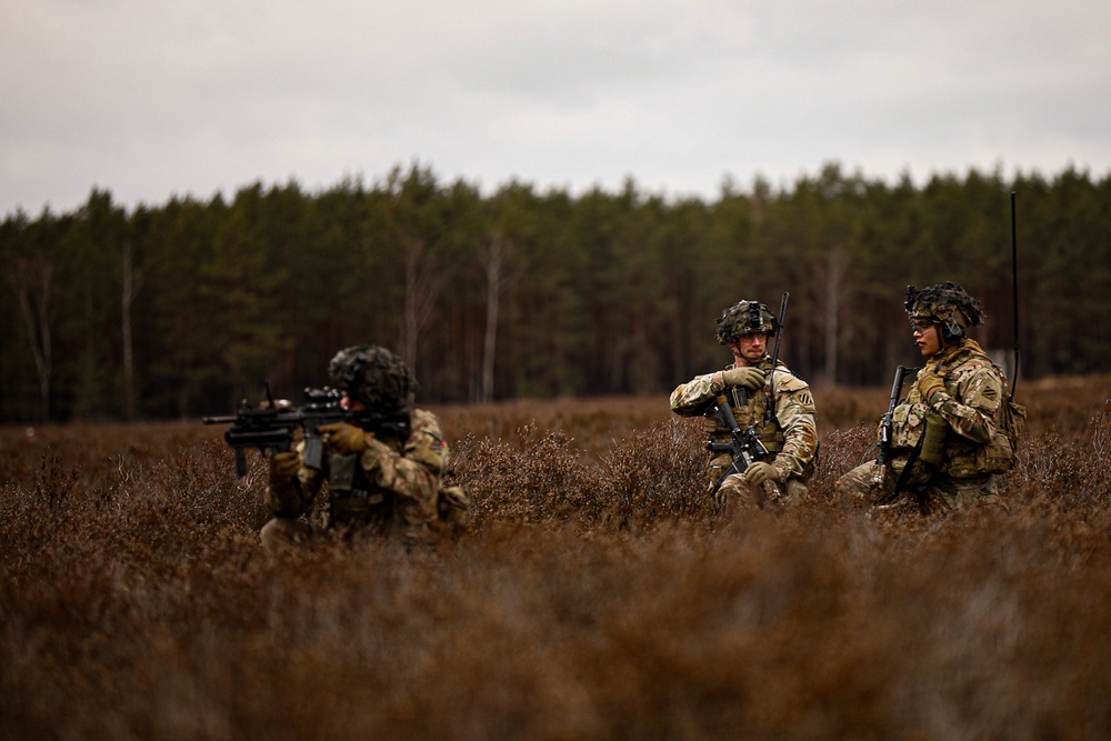 DogFace Soldiers Conducted Life-Fire Exercise in Europe.