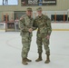 Commanding General Reenlists Soldier On Ice