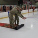 Commanding General Reenlists Soldier On Ice