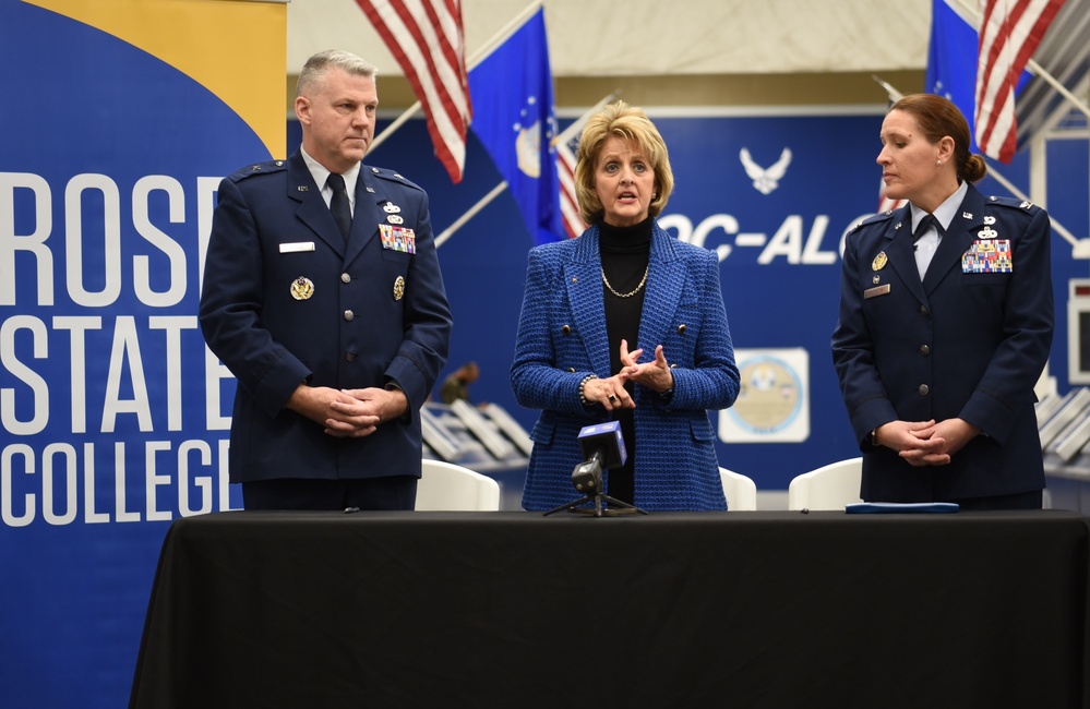 Tinker Air Force Base Celebrates Educational Partnership with Rose State College