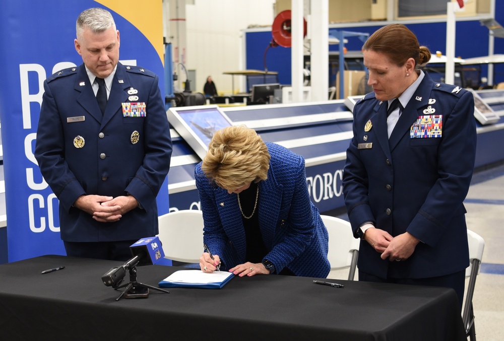 Tinker Air Force Base Celebrates Educational Partnership with Rose State College