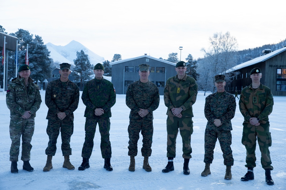 II Marine Expeditionary Force Commanding General Visits Norwegian Army ahead of NATO Exercise Nordic Response 24