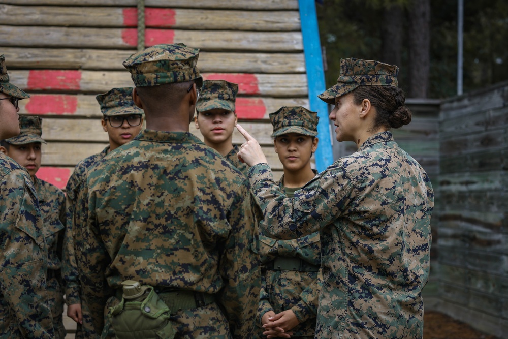 Reading High School JROTC visits MCRD Parris Island