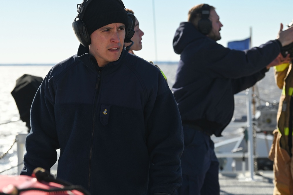 USCGC Lawrence Lawson conducts drills