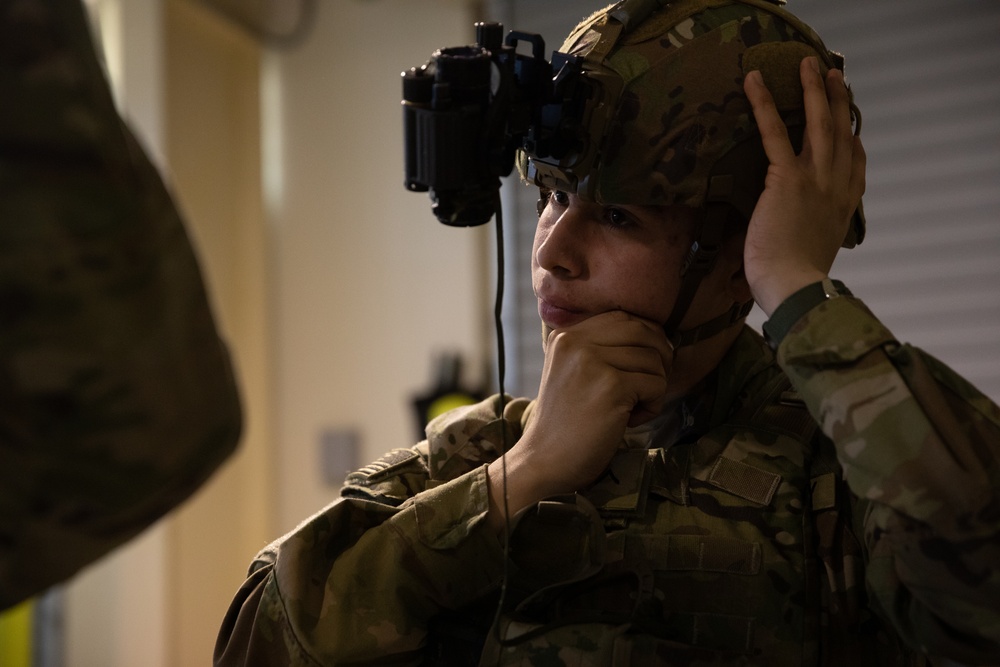 Bastion Company, 54th Brigade Engineer Battalion, 173rd Airborne Brigade conducts North and West Africa Response Force (NARF) training