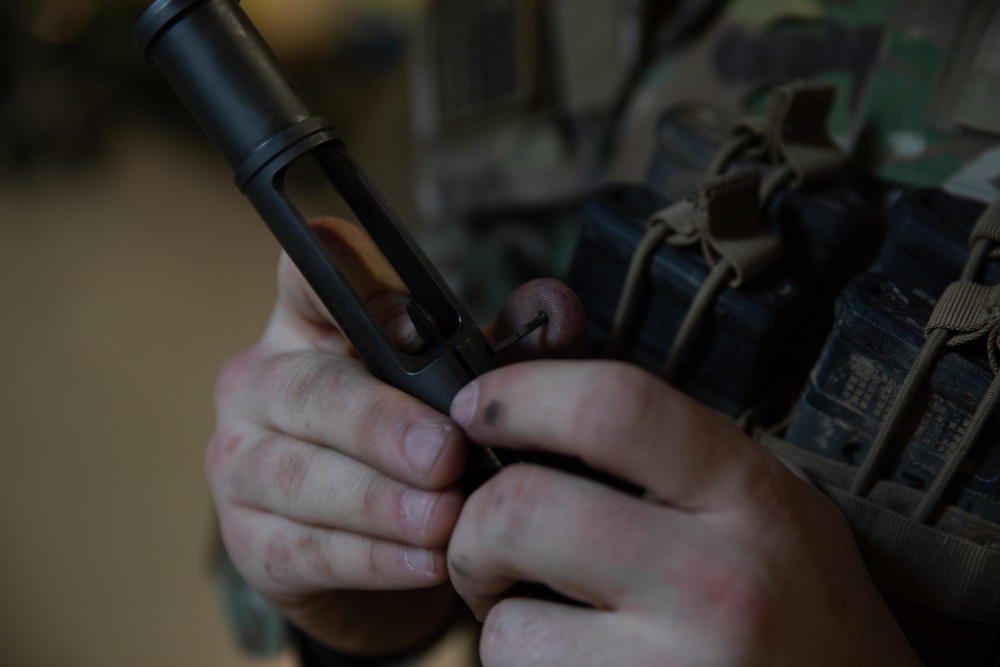 Bastion Company, 54th Brigade Engineer Battalion, 173rd Airborne Brigade conducts North and West Africa Response Force (NARF) training