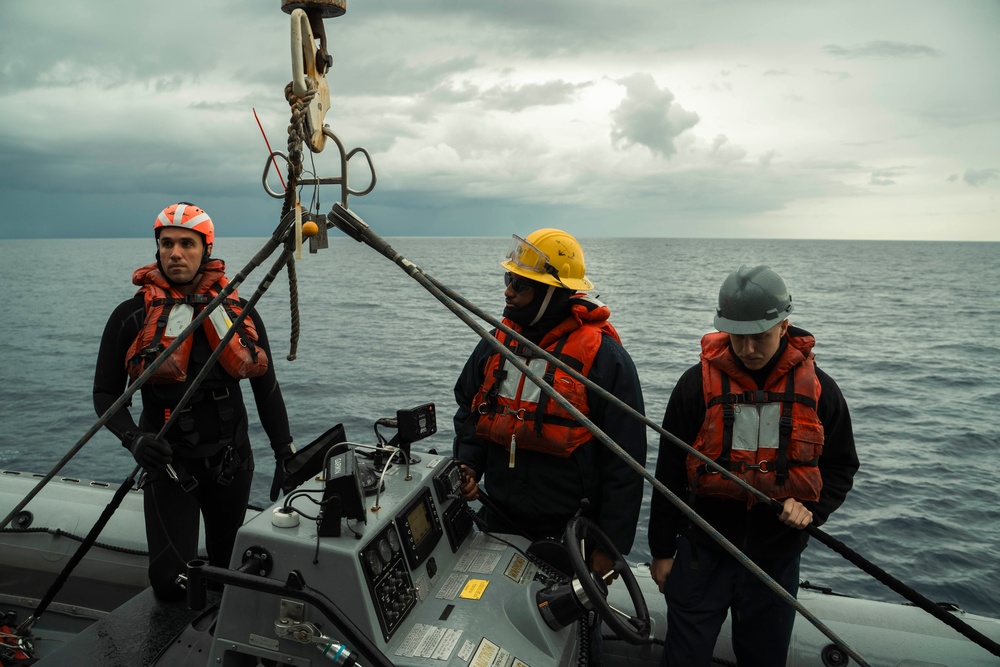 USS Delbert D. Black Operates in the Mediterranean Sea