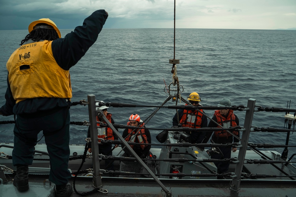 USS Delbert D. Black Operates in the Mediterranean Sea