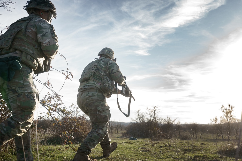 Sky Soldiers Conduct Blank and Live Fire Exercise during Repel Resolve II