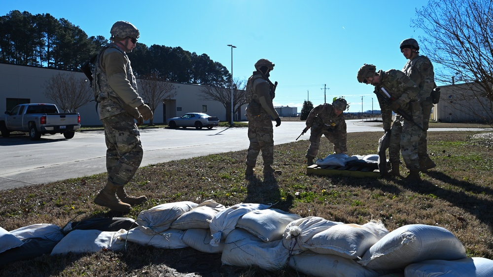 4th Civil Engineer Squadron conducts 2-day Bivouac Training