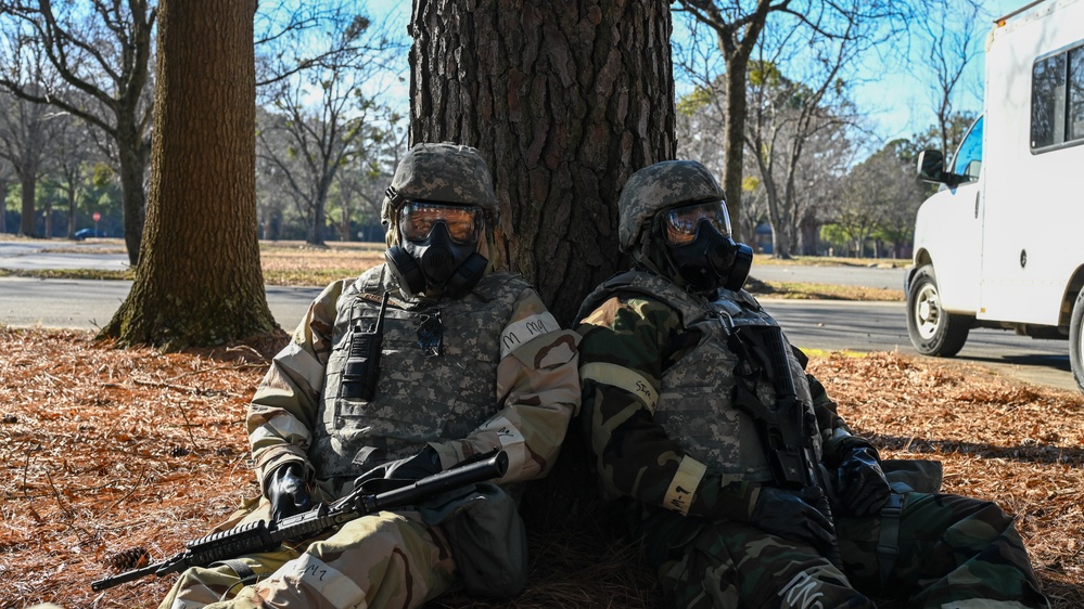 4th Civil Engineer Squadron conducts 2-day Bivouac Training