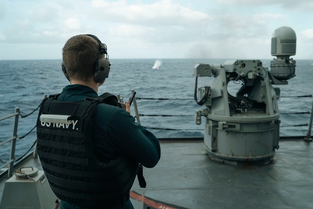 USS Delbert D. Black Operates in the Mediterranean Sea