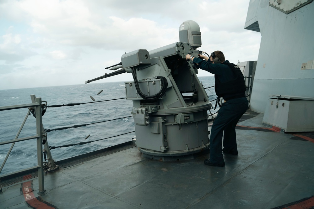 USS Delbert D. Black Operates in the Mediterranean Sea