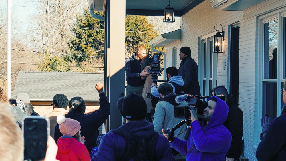 Military Makeover and Purple Heart Homes renovate the home of U.S. Army Staff Sgt. Jason Bowman