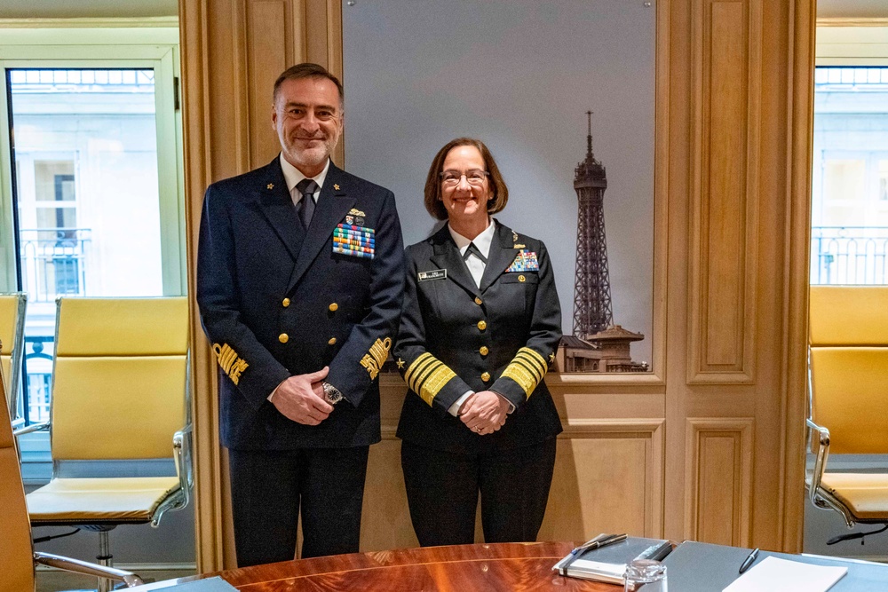 CNO visits France for Paris Naval Conference