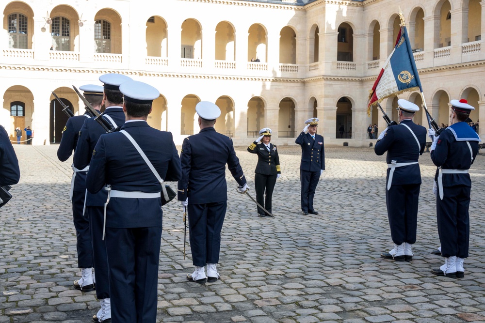 CNO visits France for Paris Naval Conference