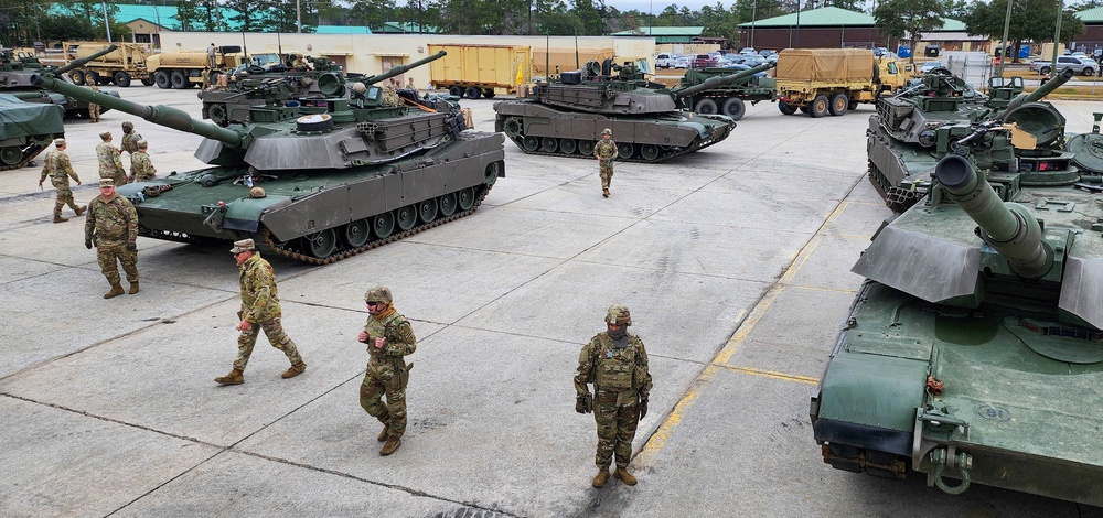 Public Affairs Specialist Embeds with Tankers from 3rd Infantry Division