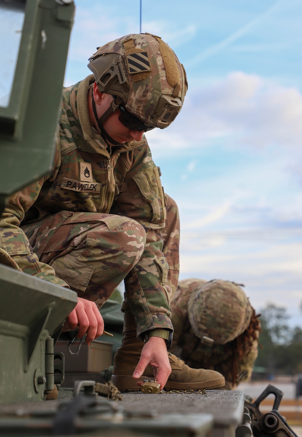 Public Affairs Specialist Embeds with Tankers from 3rd Infantry Division