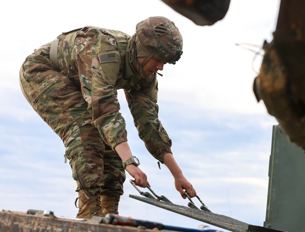 Public Affairs Specialist Embeds with Tankers from 3rd Infantry Division