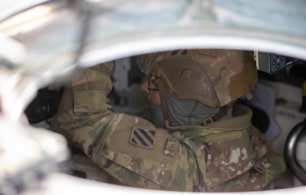 Public Affairs Specialist Embeds with 3rd Infantry Division Tankers