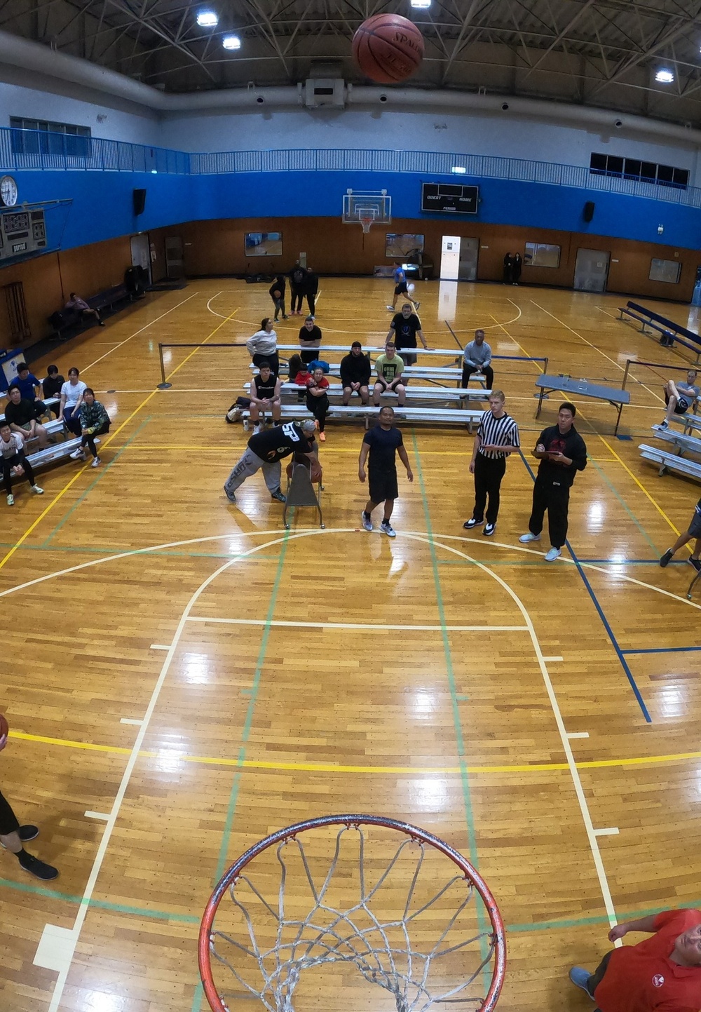 Competitors come out for intramural 3-point shootout event at Camp Zama