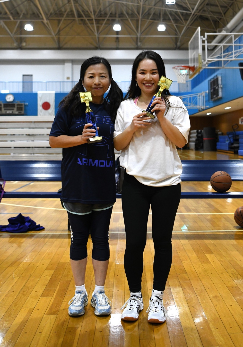 Competitors come out for intramural 3-point shootout event at Camp Zama