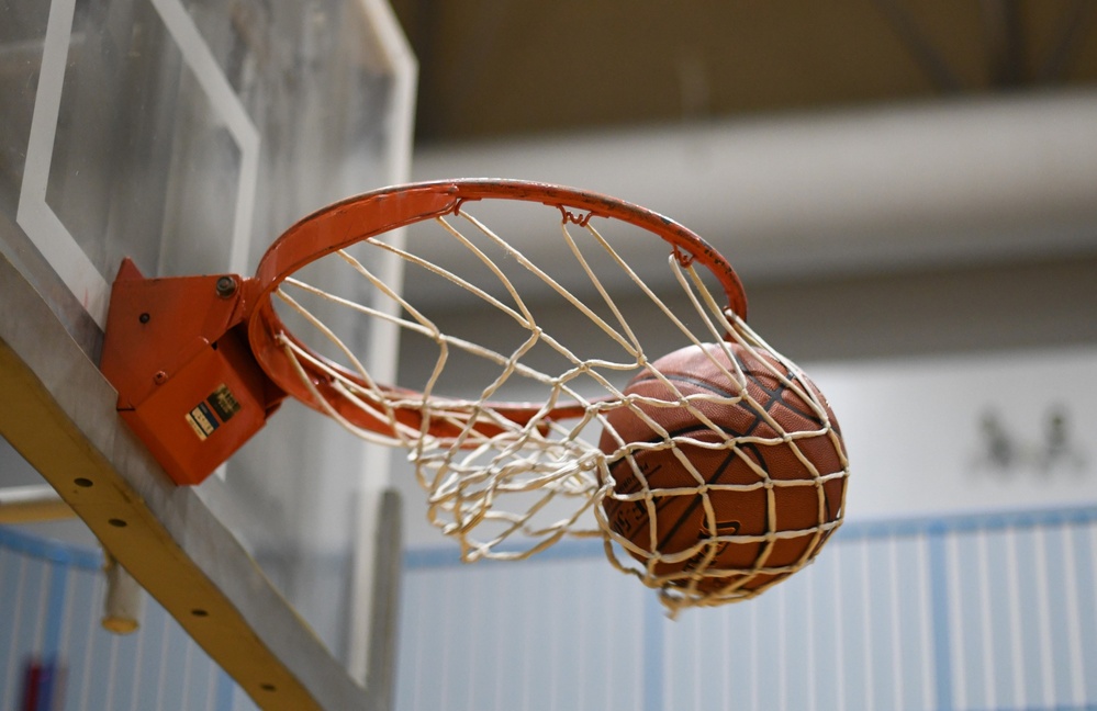 Competitors come out for intramural free throw shootout event at Camp Zama