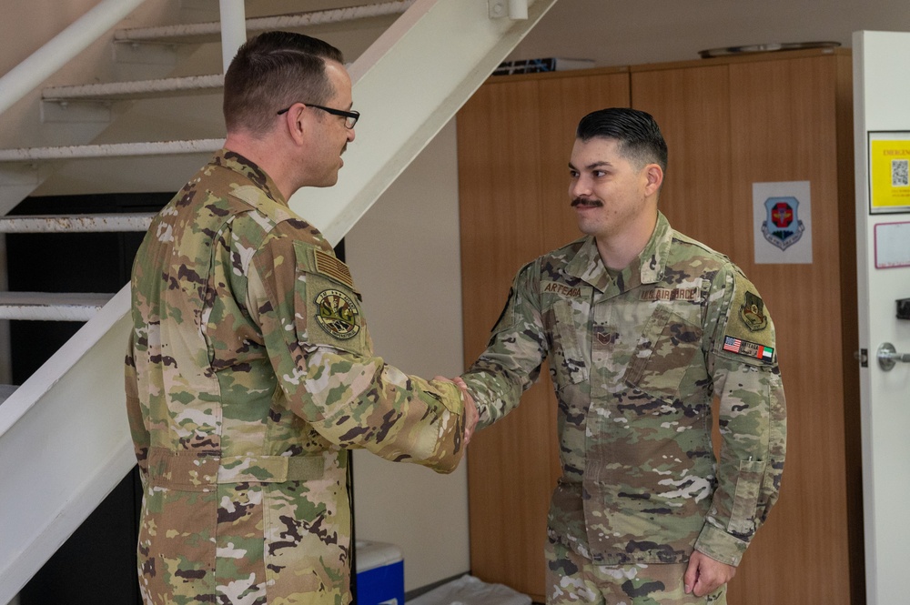 AFCENT surgeon general visits Airmen