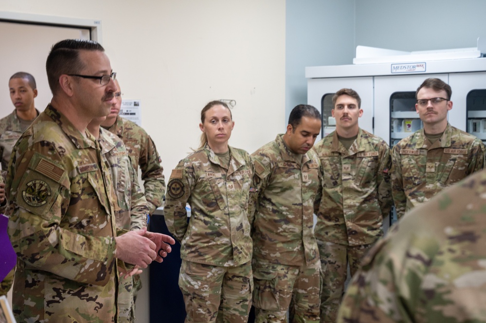 AFCENT surgeon general visits Airmen