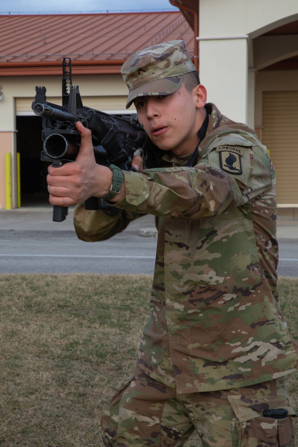 Bastion Company, 54th Brigade Engineer Battalion, 173rd Airborne Brigade conducts North and West Africa Response Force (NARF) training