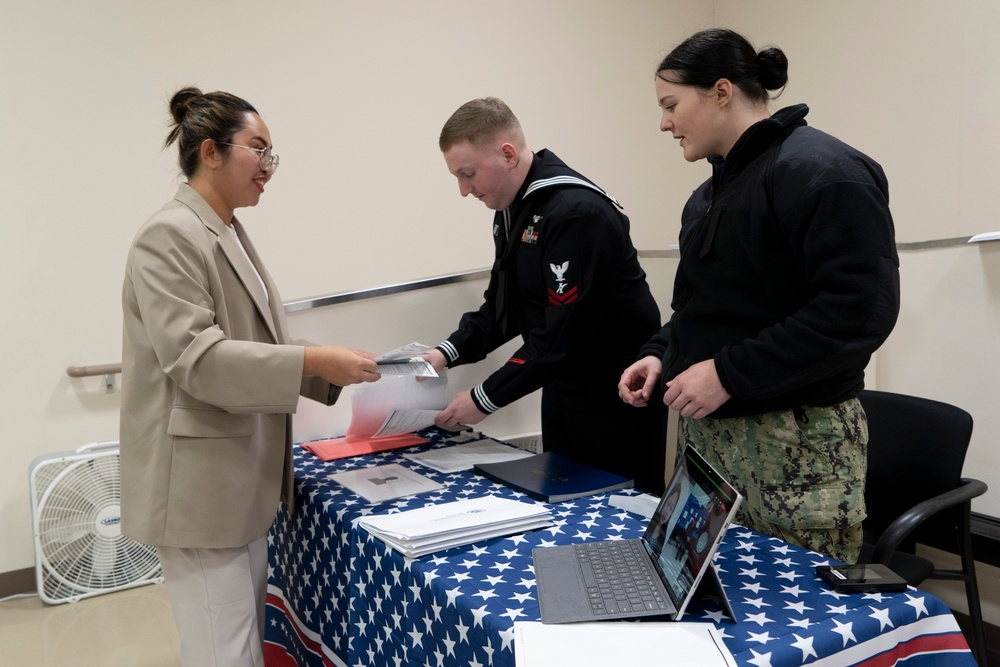 Naturalization Ceremony Onboard CFAY