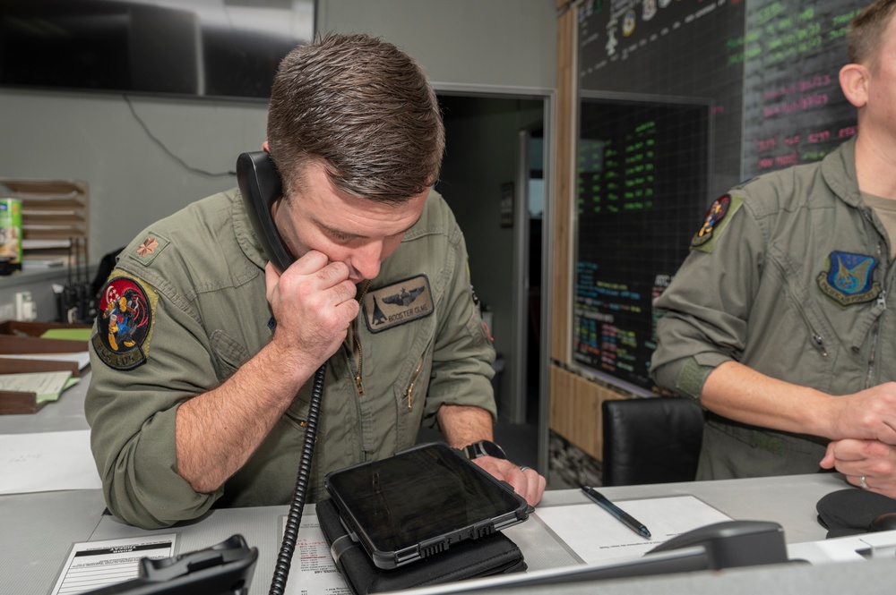 U.S. B-1B Lancers conduct air-to-air refueling training with Republic of Singapore Air Force