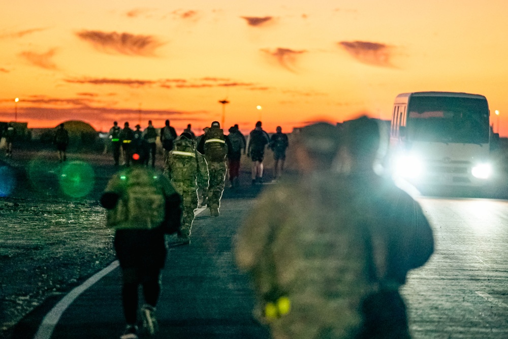 Deployed U.S. Service Members Participate in 2024 DANCON March