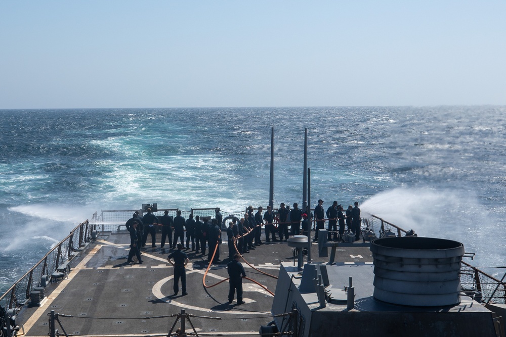 USS Laboon Conducts Routine Operations in the Red Sea