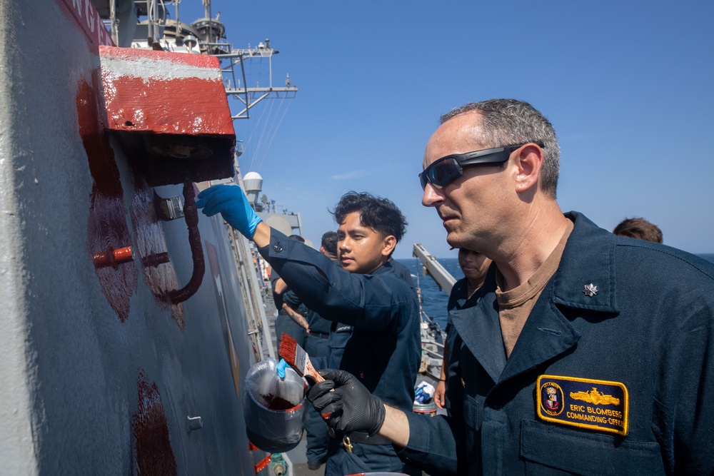 USS Laboon Conducts Routine Operations in the Red Sea