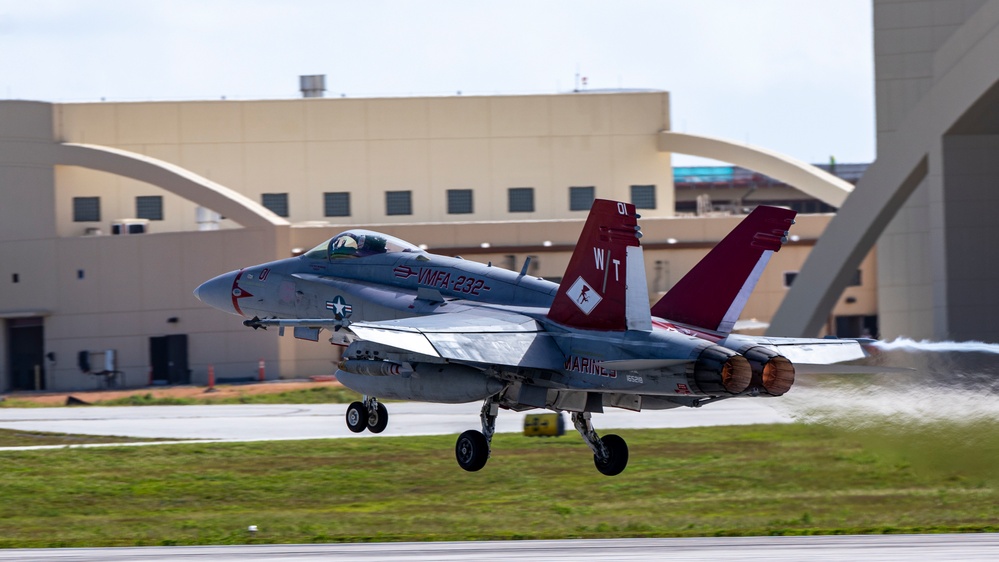 Loading up: VMFA-232 train armed in Guam