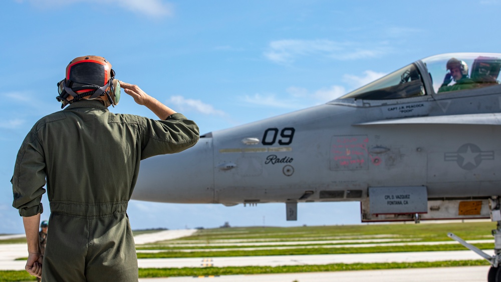 Loading up: VMFA-232 train armed in Guam