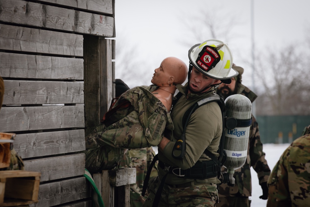 French and US Join Forces for Firefighter Training Exercise