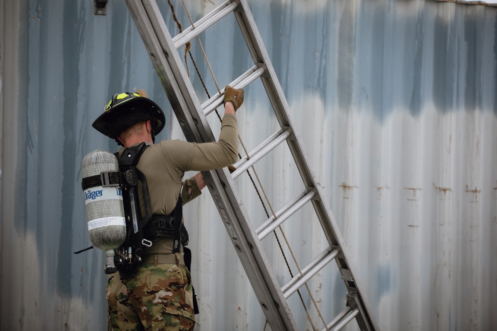 French and US Join Forces for Firefighter Training Exercise